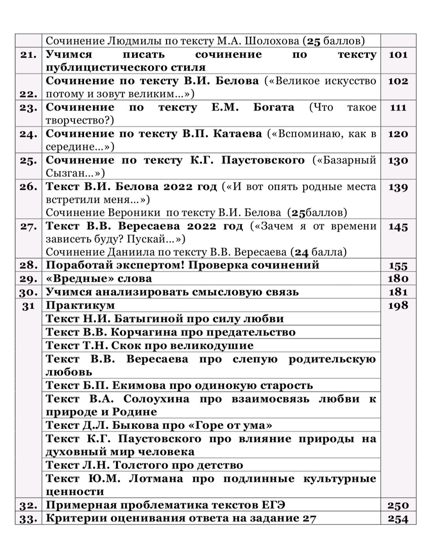 11 класс. Секреты написания сочинения ЕГЭ 2024 г.